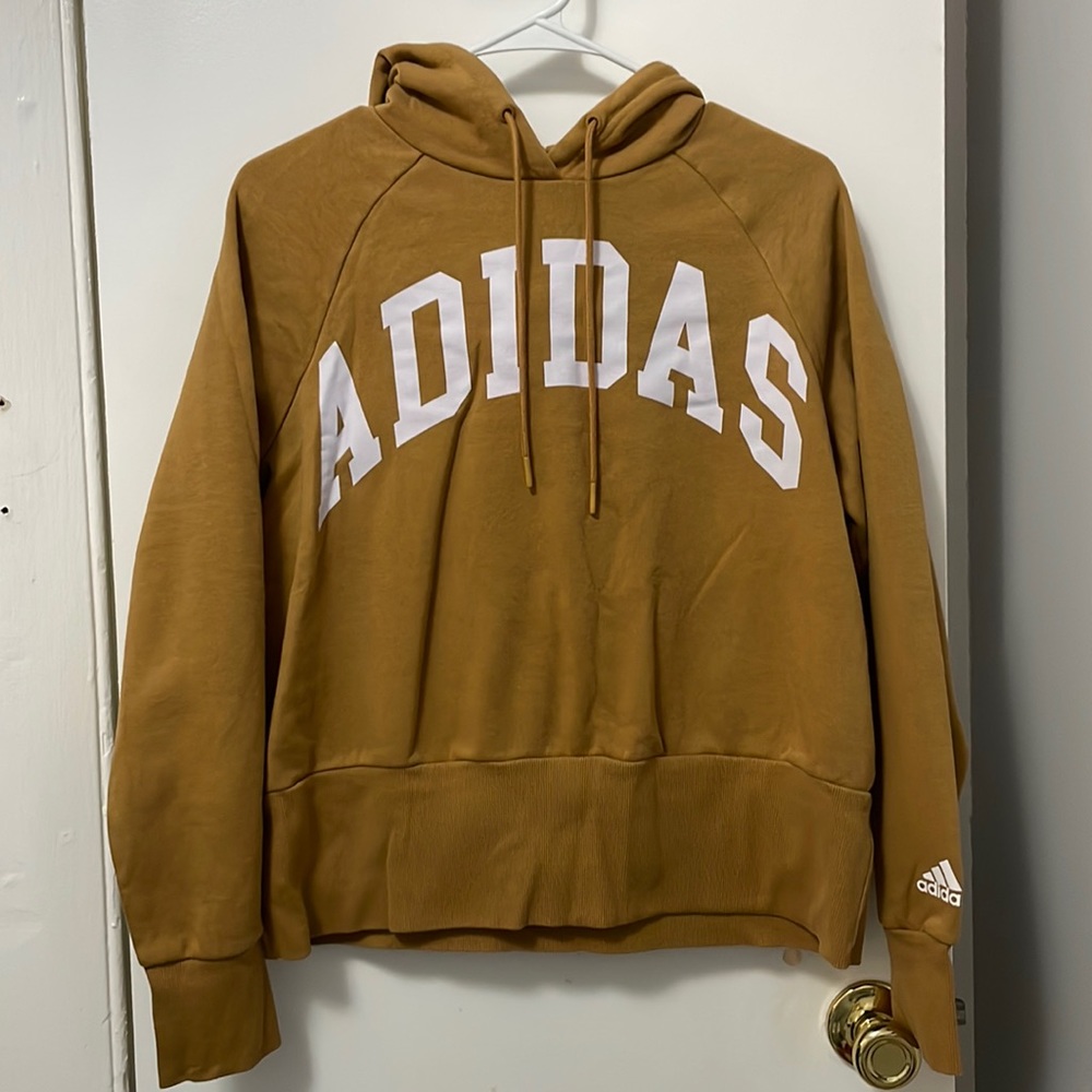 ADIDAS Womens Mustard Sweatshirt *like new*, Size S